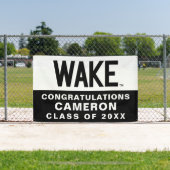 Wake Forest-universiteit | Wake Wordmark Spandoek (Insitu)