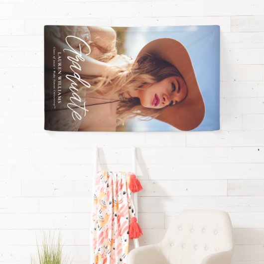 Wake Forest-universiteit | Wake Wordmark Spandoek (Insitu)