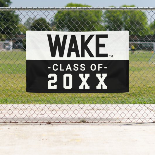 Wake Forest-universiteit | Wake Wordmark Spandoek (Insitu)