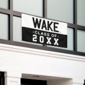 Wake Forest-universiteit | Wake Wordmark Spandoek (Buitenkant Gebouw)