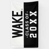 Wake Forest-universiteit | Wake Wordmark Spandoek (Verticaal)