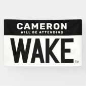Wake Forest-universiteit | Wake Wordmark Spandoek (Horizontaal)