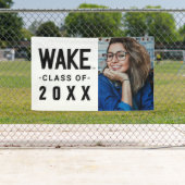 Wake Forest-universiteit | Wake Wordmark Spandoek (Insitu)