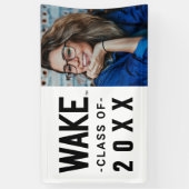 Wake Forest-universiteit | Wake Wordmark Spandoek (Verticaal)