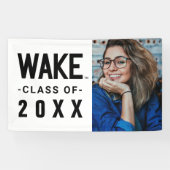 Wake Forest-universiteit | Wake Wordmark Spandoek (Horizontaal)