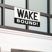 Wake Forest-universiteit | Wake Wordmark Spandoek (Buitenkant Gebouw)