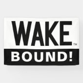 Wake Forest-universiteit | Wake Wordmark Spandoek (Horizontaal)