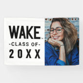 Wake Forest-universiteit | Wake Wordmark Spandoek (Horizontaal)