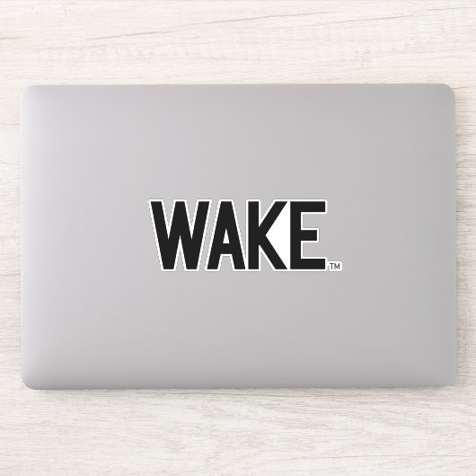 Wake Forest-universiteit | Wake Wordmark Sticker (Computer)
