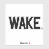 Wake Forest-universiteit | Wake Wordmark Sticker (Vel)
