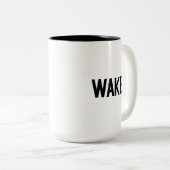 Wake Forest-universiteit | Wake Wordmark Tweekleurige Koffiemok (Voorkant rechts)