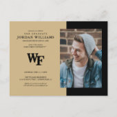 Wake Forest-universiteit | WF Aankondigingskaart (Voorkant)
