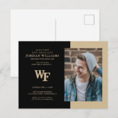 Wake Forest-universiteit | WF Aankondigingskaart (Voorkant / Achterkant)