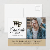 Wake Forest-universiteit | WF Aankondigingskaart (Voorkant / Achterkant)