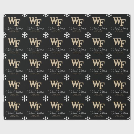 Wake Forest-universiteit | WF Cadeaupapier (Vlak)