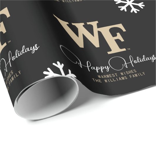 Wake Forest-universiteit | WF Cadeaupapier (Rol Hoek)