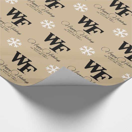 Wake Forest-universiteit | WF Cadeaupapier (Hoek)