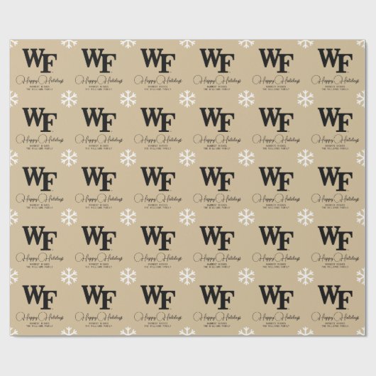 Wake Forest-universiteit | WF Cadeaupapier (Vlak)