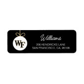 Wake Forest-universiteit | WF Etiket (Voorkant)