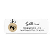 Wake Forest-universiteit | WF Etiket (Voorkant)