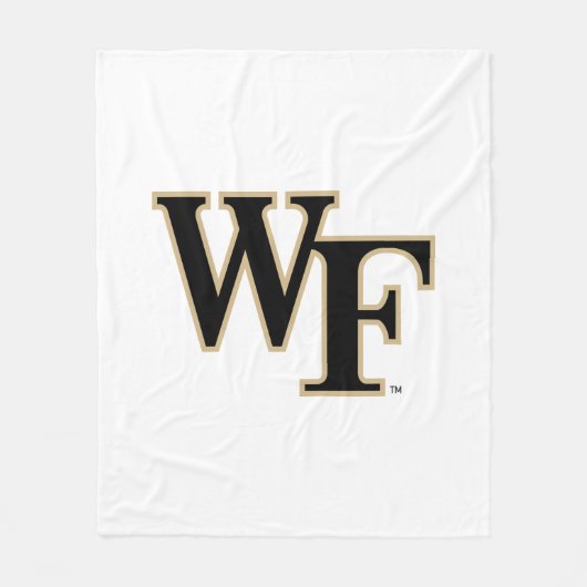 Wake Forest-universiteit | WF Fleece Deken (Voorkant)