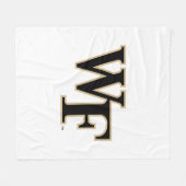 Wake Forest-universiteit | WF Fleece Deken (Voorkant (Horizontaal))