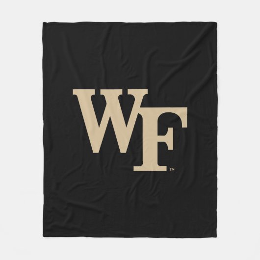 Wake Forest-universiteit | WF Fleece Deken (Voorkant)