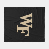 Wake Forest-universiteit | WF Fleece Deken (Voorkant (Horizontaal))