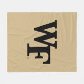 Wake Forest-universiteit | WF Fleece Deken (Voorkant (Horizontaal))