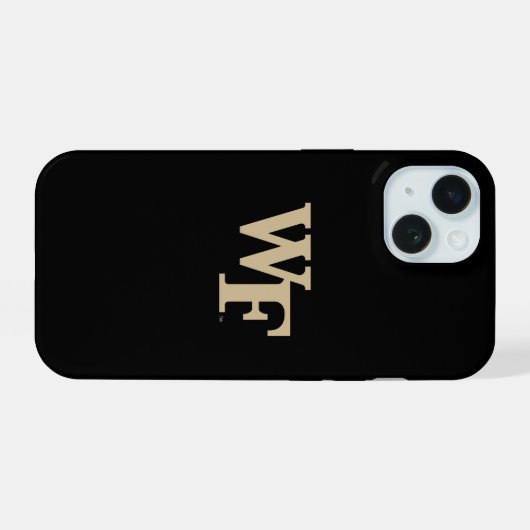 Wake Forest-universiteit | WF iPhone 15 Case (Achterkant horizontaal)