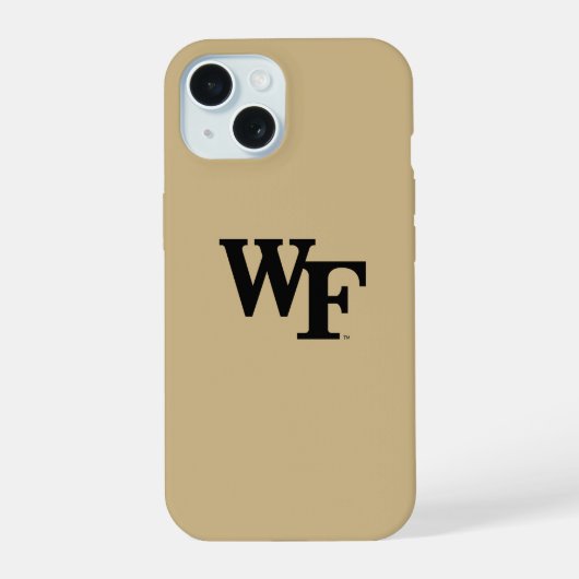 Wake Forest-universiteit | WF iPhone 15 Case (Achterkant)