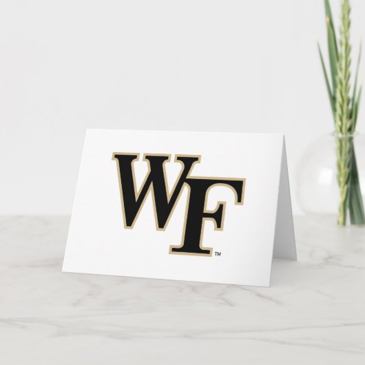 Wake Forest-universiteit | WF Kaart (Voorkant)