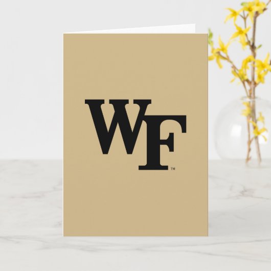 Wake Forest-universiteit | WF Kaart (Gele Bloem)