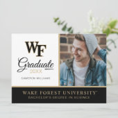 Wake Forest-universiteit | WF Kaart (Staand voorkant)