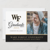 Wake Forest-universiteit | WF Kaart (Voorkant)
