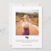 Wake Forest-universiteit | WF Kaart (Achterkant)