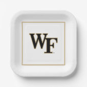 Wake Forest-universiteit | WF Papieren Bordje (Voorkant)