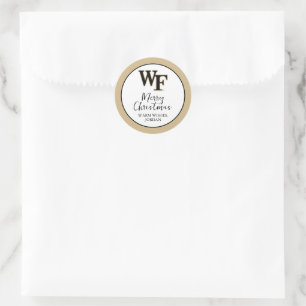 Wake Forest-universiteit   WF Ronde Sticker