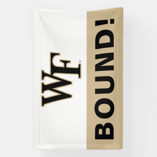Wake Forest-universiteit | WF Spandoek (Verticaal)