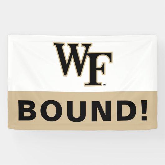 Wake Forest-universiteit | WF Spandoek (Horizontaal)