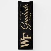 Wake Forest-universiteit | WF Spandoek (Verticaal)