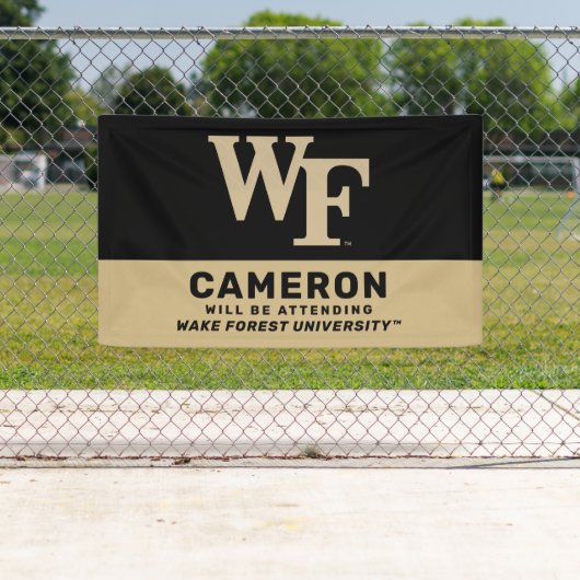 Wake Forest-universiteit | WF Spandoek (Insitu)