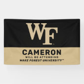 Wake Forest-universiteit | WF Spandoek (Horizontaal)