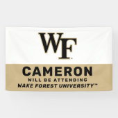 Wake Forest-universiteit | WF Spandoek (Horizontaal)