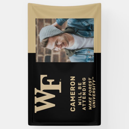Wake Forest-universiteit | WF Spandoek (Verticaal)