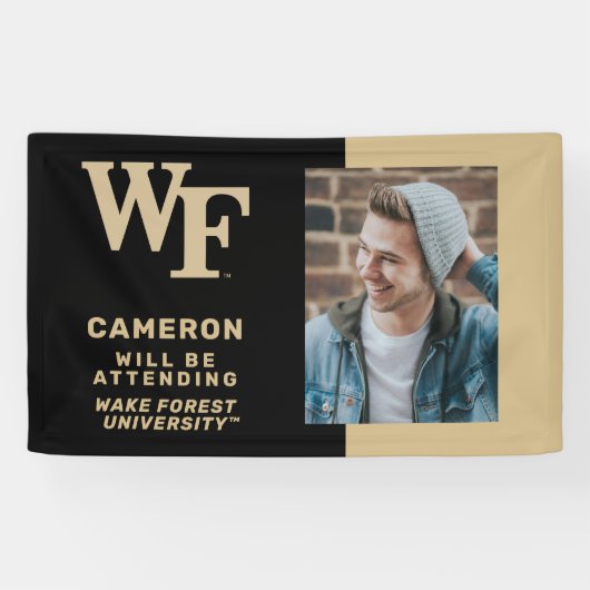 Wake Forest-universiteit | WF Spandoek (Horizontaal)
