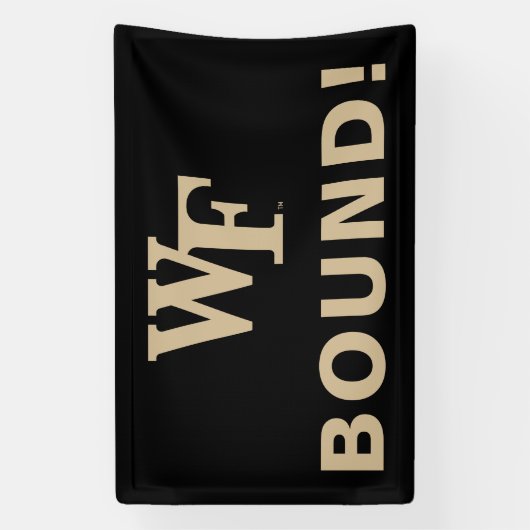 Wake Forest-universiteit | WF Spandoek (Verticaal)