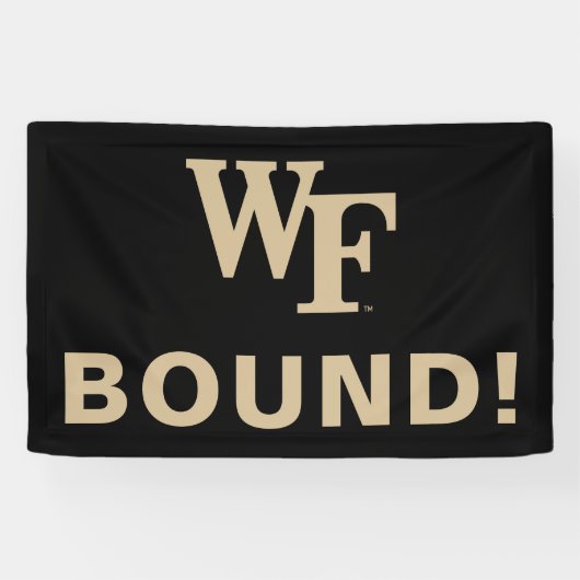 Wake Forest-universiteit | WF Spandoek (Horizontaal)