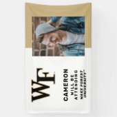 Wake Forest-universiteit | WF Spandoek (Verticaal)