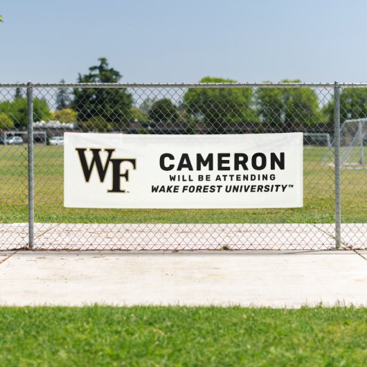 Wake Forest-universiteit | WF Spandoek (Insitu)